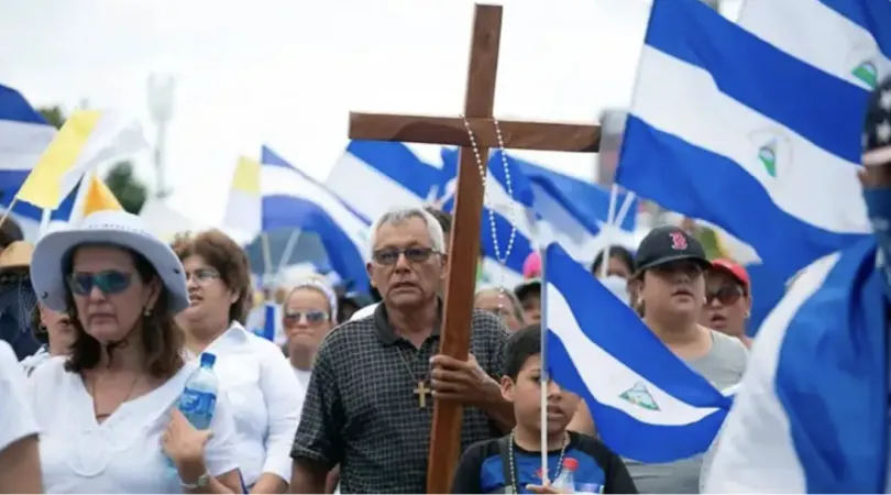 Una processione di appoggio ai vescovi nel luglio 2018 | Facebook Arcidiocesi di Managua