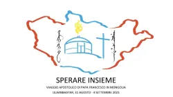 Logo del viaggio del Papa in Mongolia / Sala Stampa della Santa Sede