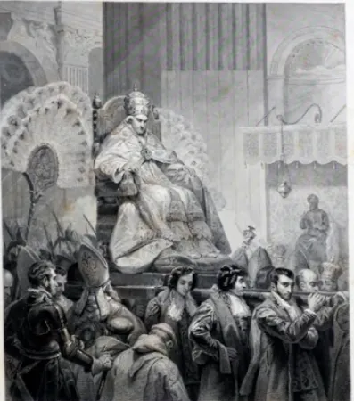 Leone XII in sedia Gestatoria |  | pd