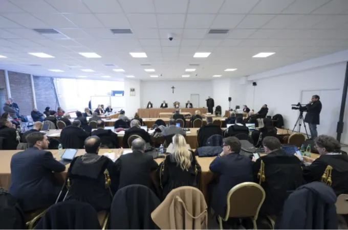 Una passata udienza del processo sulla gestione dei fondi della Segreteria di Stato | Vatican Media / ACI Group