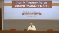 Padre Radcliffe durante la prima meditazione di questa mattina / Vatican Media / YouTube