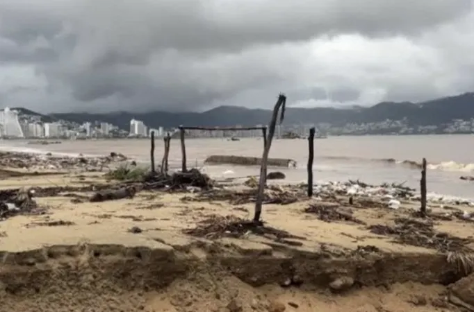 Uragano Acapulco | Una immagine della devastazione dell'uragano di Acapulco | YouTube