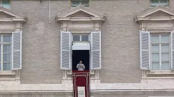 Papa Francesco dalla finestra del suo studio per l'Angelus / Vatican Media / You Tube