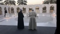 Papa Francesco nel Consiglio degli Anziani ad Abu Dhabi nel 2019 / Vatican Media / ACI Group