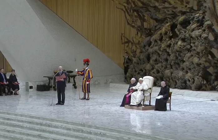 Papa Francesco, udienza generale | Papa Francesco durante l'udienza generale | Vatican Media / YouTube