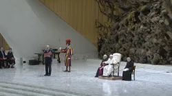 Papa Francesco durante l'udienza generale / Vatican Media / YouTube