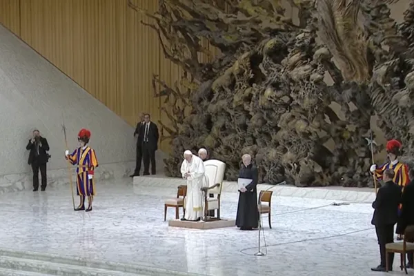 Papa Francesco al termine dell'udienza generale / Vatican Media / YouTube