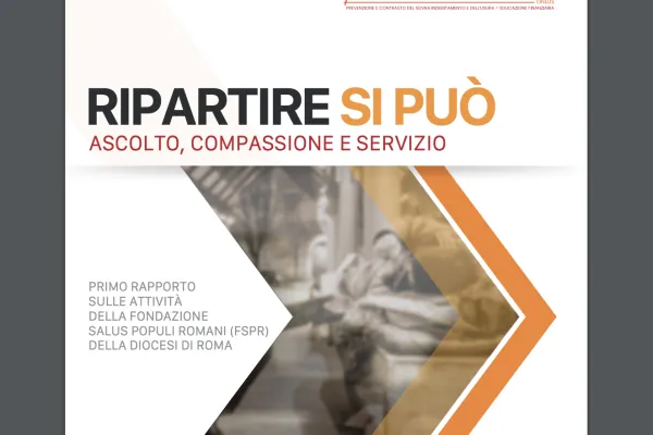 La copertina del rapporto "Ripartire si può" pubblicato dalla Fondazione Salus Populi Romani / antiusura.it