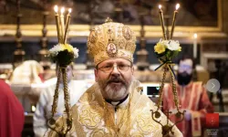 Sua Beatitudine Sviatoslav Shevchuk, padre e capo della Chiesa Greco Cattolica Ucraina / Arcivescovado maggiore della Chiesa Greco Cattolica Ucraina, Segreteria di Roma