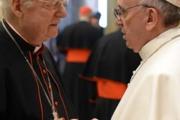 Il Cardinale Scola con Papa Francesco / chiesadimilano.it