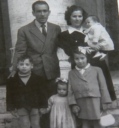 La famiglia Sonnino, Gabriele è il bambino a sinistra  |  | Alessio Di Cinto/CNA