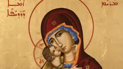 L'icona di Maria Madre dei Cristiani Perseguitati che sarà posta al centro del santuario di Londra / Cortesia BK