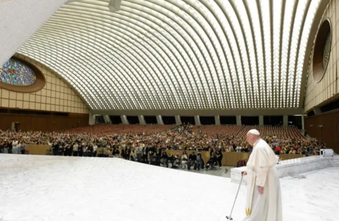 Papa Francesco e i pellegrini di Spoleto- Norcia |  | Vatican Media