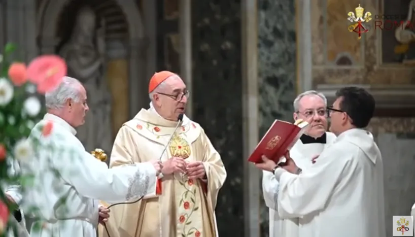 Il Cardinale Angelo De Donatis, Vicario Generale di Sua Santità per la Diocesi di Roma - Credit Diocesi di Roma