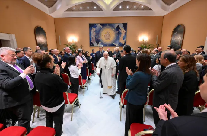 Papa Francesco all'udienza con Partecipanti al Seminario di “Etica nella gestione della salute |  | Vatican Media