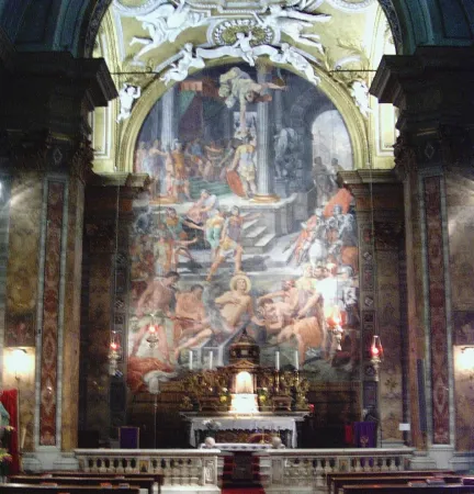 L'altare maggiore di San Lorenzo in Panisperna |  | www.cappellanipolizia.it