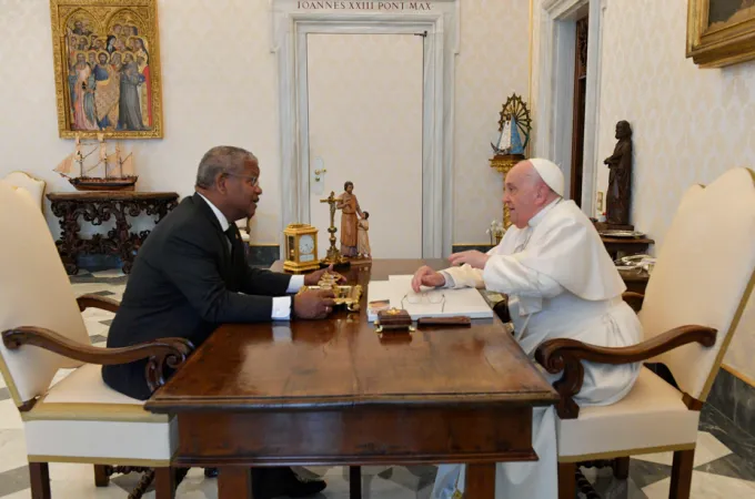 Il Papa e Wavel Ramkalawan |  | Vatican Media
