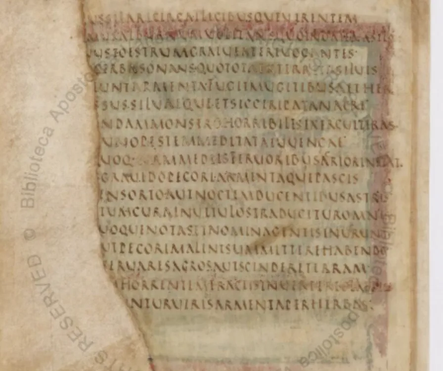 Uno dei manoscritti della BAV digitalizzati