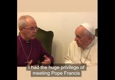 Papa Francesco e l'arcivescovo Welby |  | Thy Kingdom Come