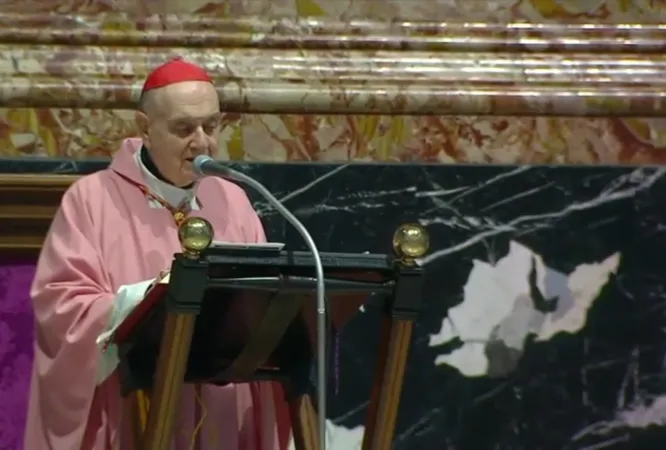 Il Cardinale Angelo Comastri, Vicario Generale di Sua Santità per la Città del Vaticano |  | Vatican Media - Youtube