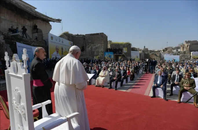 Papa Francesco a Mosul |  | Vatican Media 