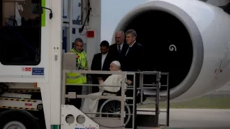 Papa Francesco in viaggio verso il Bahrein