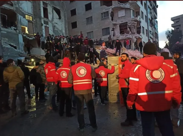 Squadre di soccorso al lavoro in Turchia |  | C.R.I. - Twitter