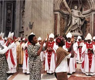 Sinodo africano 1994 | Celebrazione in San Pietro durante il sinodo africano del 1994 | 