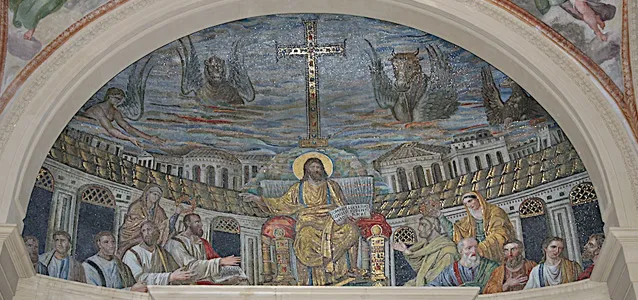 Il mosaico del catino abisidale di Santa Pudenziana |  | www.stpudenziana.org