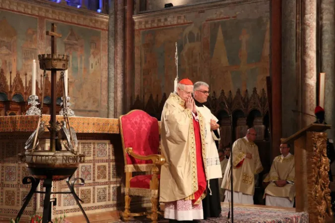 Il Cardinale Scola presiede la Messa ad Assisi |  | San Francesco patrono d'Italia