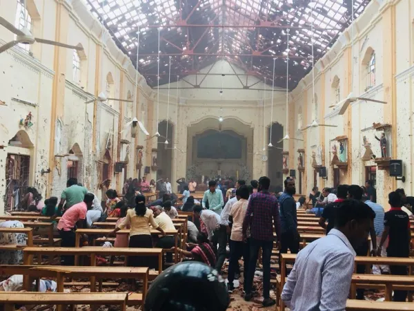 Una delle chiesa distrutta dell'attentato  |  | pd