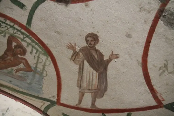 Gli affreschi delle catacombe dei Santi Marcellino e Pietro |  | AlexeyGotovskiy/CNA
