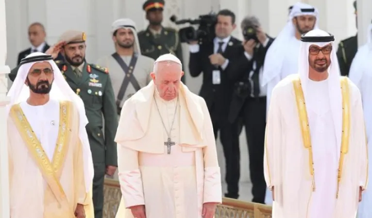 Papa Francesco a Dubai nel 2019 |  | Vatican Media