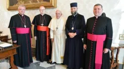I vertici della Conferenza Episcopale Ungherese da Papa Francesco lo scorso 2 ottobre / Vatican Media / Katolikus