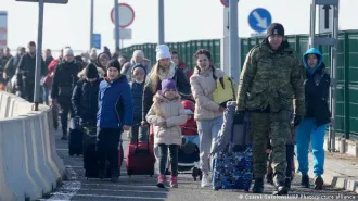Ucraina. Fiaccolata a Norcia, l'Arcivescovo Maggiore Shevchuk scrive agli sfollati