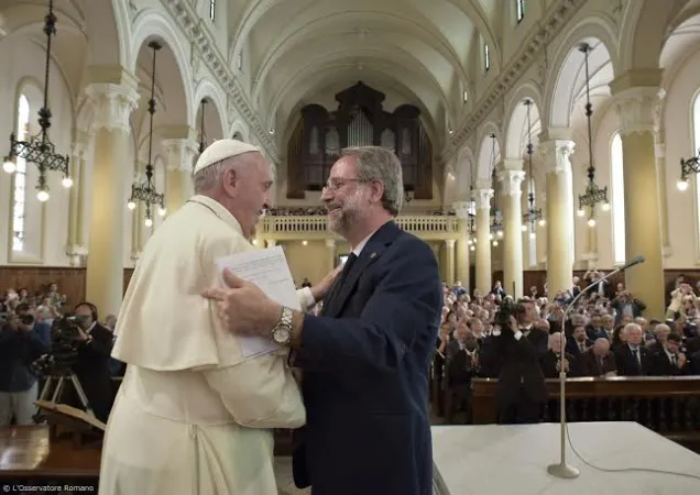 Il Papa con il Moderatore della Tavola Valdese  |  | @osservatore romano