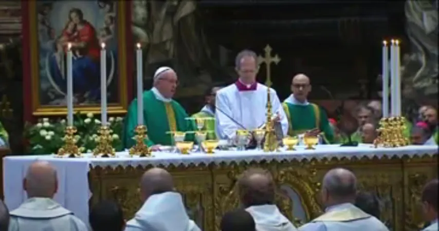 Il Papa celebra la Messa con i Cappucini |  | CTV