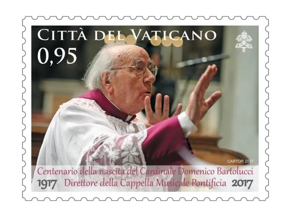 Il francobollo per i cento anni di Domenico Bartolucci |  | Fondazione Bartolucci