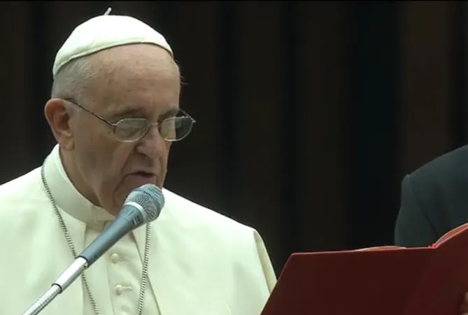 Il Papa alla veglia per il Sinodo |  | CTV