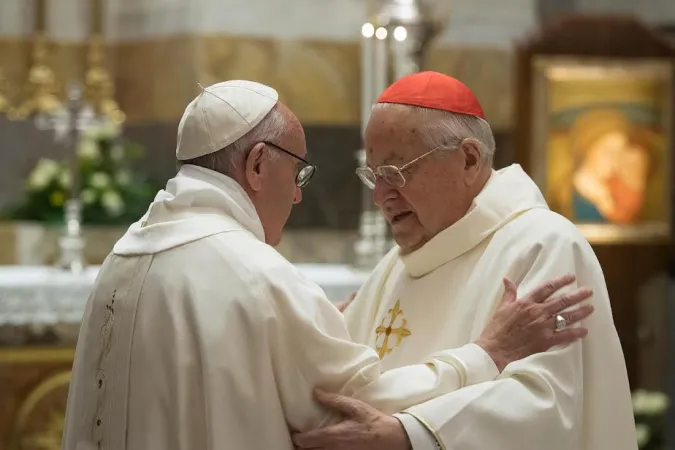 Il Papa presiede la Messa per i 90 anni del Cardinale Angelo Sodano |  | L'Osservatore Romano, ACI Group