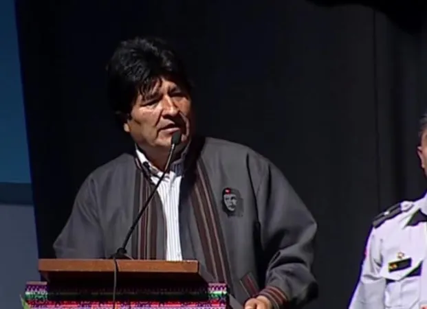 L'intervento di Evo Morales |  | CTV