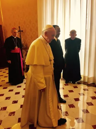 Papa Francesco e il Presidente del Camerun |  | Veronica Giacometti, ACI Group
