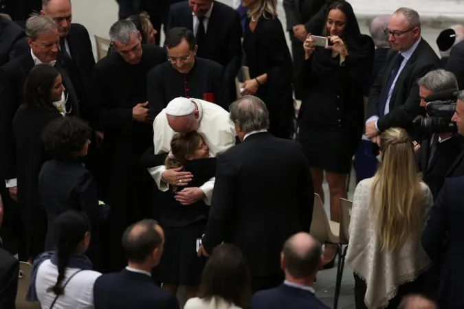 Il Papa riceve i familiari delle vittime dell'attentato di Nizza |  | Daniel Ibanez/ACI Group