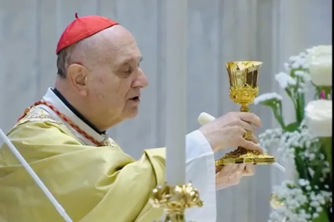 Il Cardinale Comastri nella Messa per la Festa dell'Immacolata Concezione |  | Vatican Media / ACI Group