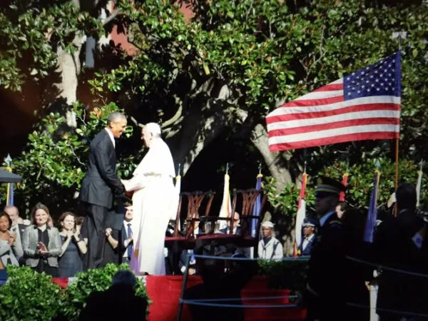 Il Papa e il Presidente degli Stati Uniti Obama |  | Alan Holdren CNA