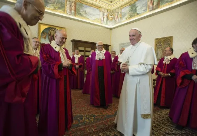 Papa Francesco all'inaugurazione dell'anno giudiziario della Rota | Papa Francesco all'inaugurazione dell'anno giudiziario della Rota | L'Osservatore Romano Photo