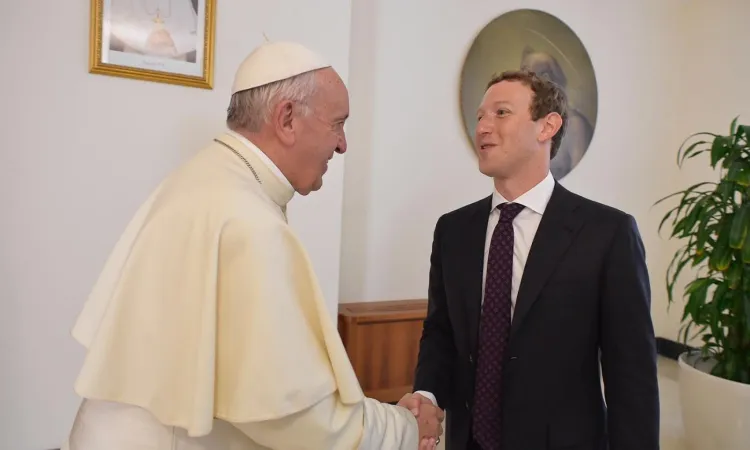 Il Papa e Mark Zuckerberg |  | L'Osservatore Romano