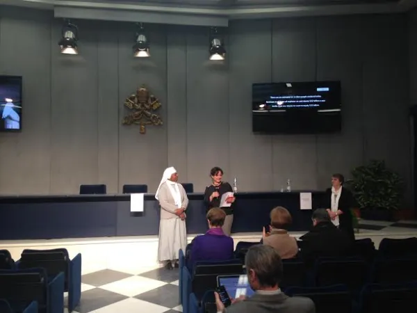 Suor Monica Chicwe intervenuta in Sala Stampa Vaticana |  | VG / ACI Stampa