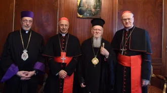 Il Cardinale Bagnasco incontra il Patriarca Bartolomeo