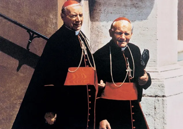 Il Cardinale Stefan Wyszyński insieme all'allora Cardinale Karol Wojtyla |  | Adam Bujak - Bialy Kruk